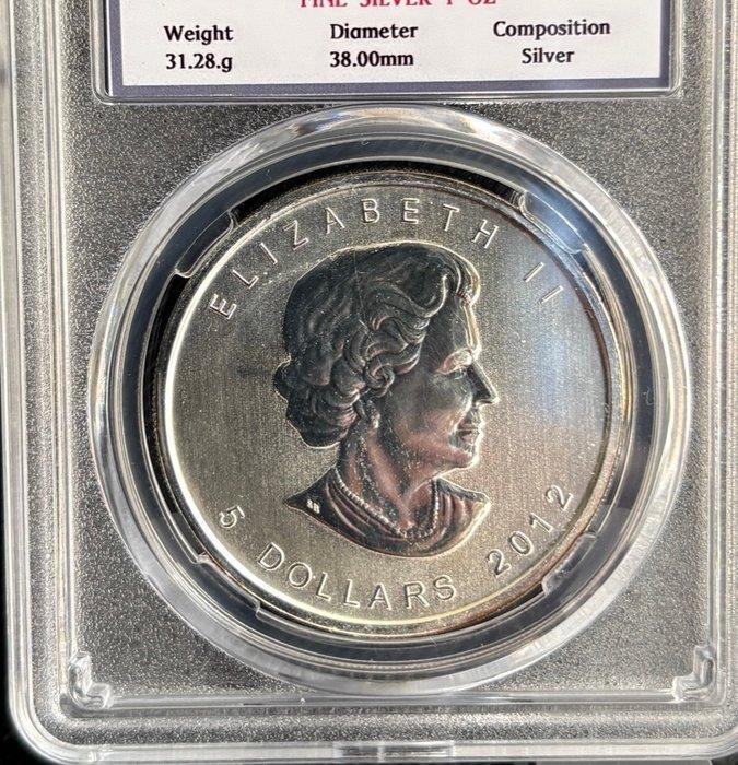 Canada. 5 Dollars 2012 (Zonder Minimumprijs), Postzegels en Munten, Munten | Europa | Niet-Euromunten