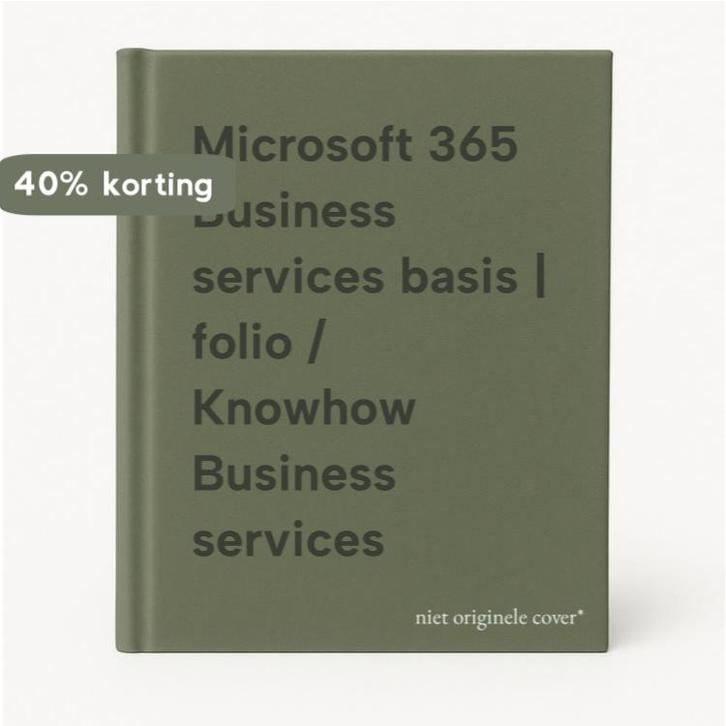 Microsoft 365 Business services basis | folio / Knowhow, Boeken, Schoolboeken, Zo goed als nieuw, Verzenden