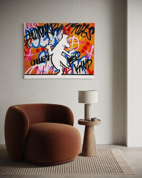 AIIROH (1987) - La Linea - Showtime [100% handmade], Antiek en Kunst, Kunst | Schilderijen | Modern
