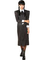 Halloween Jurk Wednesday Addams Dames, Verzenden, Nieuw