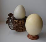 Decoratief ornament (4) - struisvogel ei met standaard -, Nieuw