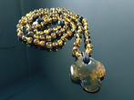 Amber Vintage barnsteen hanger ketting hanger amulet kruis