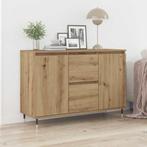 vidaXL Dressoir met lade artisanaal eikenkleurig 101,5 x 35, Huis en Inrichting, Kasten | Dressoirs, Verzenden, Nieuw