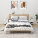 vidaXL Nachtkastjes 2 st 40x35x50 cm wit, Huis en Inrichting, Kasten | Overige, Verzenden, Nieuw