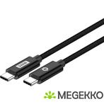 Conceptronic ETTA03B12 USB-kabel 1,2 m USB 2.0 USB C Zwart, Computers en Software, Verzenden, Nieuw