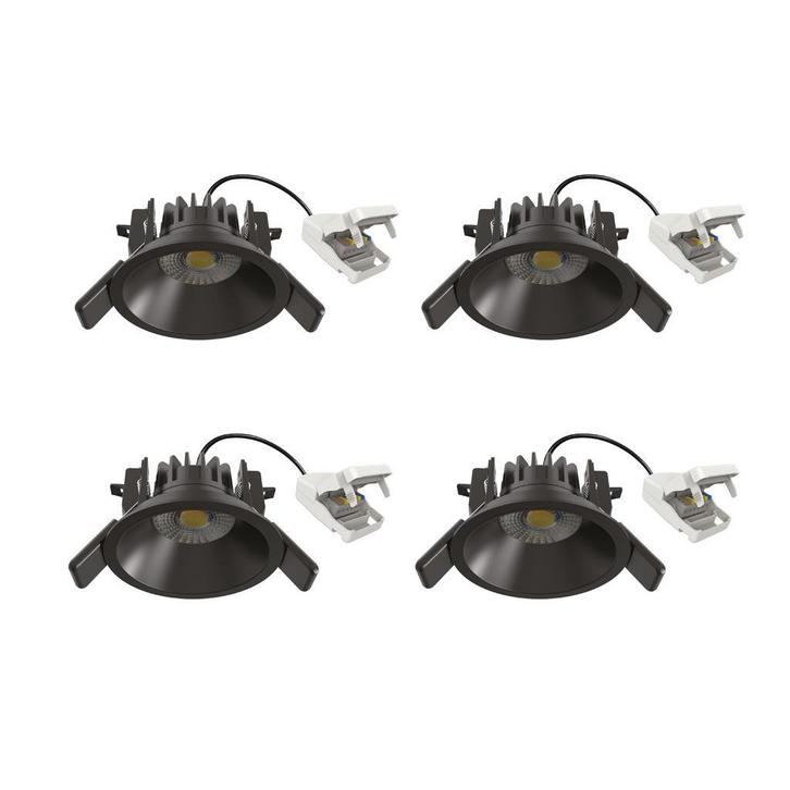 Spots inbouw Set van 4 Ivar Inbouwspot Wit Binnenverlichting, Maison & Meubles, Lampes | Autre, Envoi