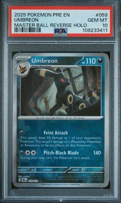 The Pokémon Company - 1 Graded card - Pokémon - UMBREON, Hobby en Vrije tijd, Verzamelkaartspellen | Pokémon