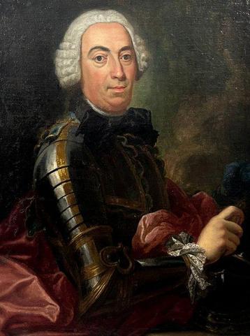 Hyacinthe Rigaud (1659-1743), scuola di - Ritratto di