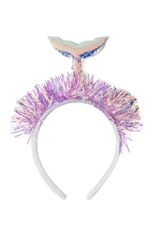 Haarband Zeemeermin Roze Diadeem Schelpen Irridescent Glitte, Kleding | Dames, Carnavalskleding en Feestkleding, Nieuw, Ophalen of Verzenden