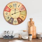 vidaXL Horloge murale vintage Colorée 60 cm, Maison & Meubles, Accessoires pour la Maison | Horloges, Neuf, Verzenden