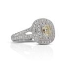 Ring Witgoud Diamant - Diamant, Bijoux, Sacs & Beauté, Bijoux anciens