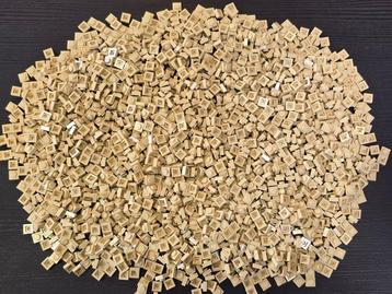 Lego Pièces - 1x1 plate beige tan veel new
