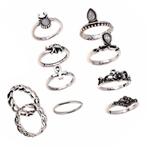 Fako Bijoux - Bohemian Stijl Ringenset - Maja - 10-Delig -, Verzenden, Nieuw