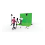 WENTEX® Pipe enamp; Drape Chroma Key gordijn 290x300cm (bxh), Nieuw, Verzenden