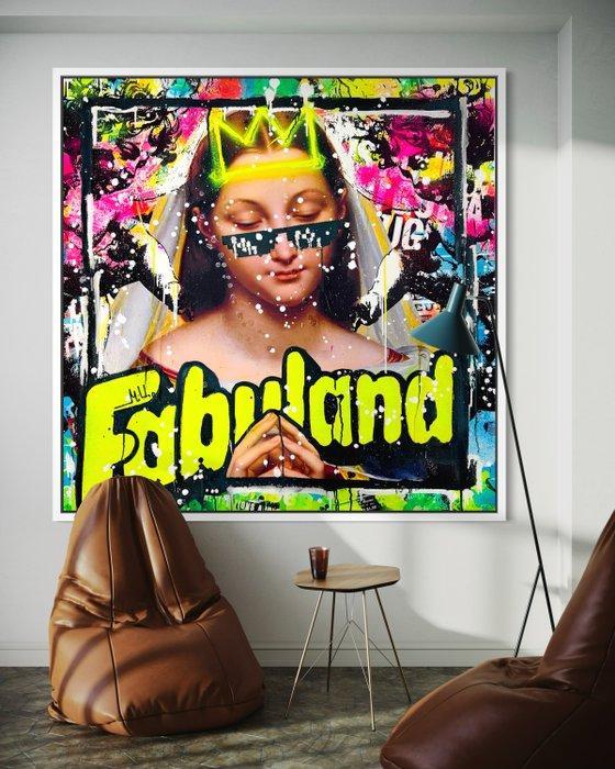 Mikko (1982) - Virgen Maria On Fabuland, Antiquités & Art, Art | Peinture | Moderne