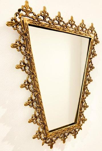 Spiegel - Glas, Messing - Rococo Style beschikbaar voor biedingen