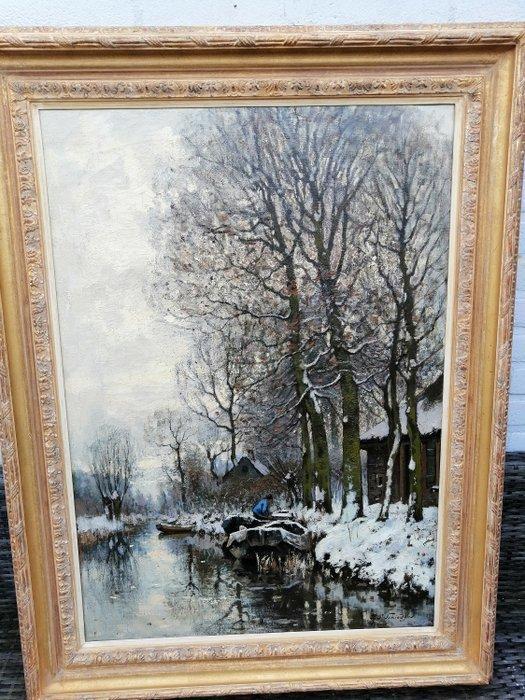 P.P Schiedges ( 1860 - 1922 ) - De Eem in het oude Soest, Antiek en Kunst, Kunst | Schilderijen | Klassiek