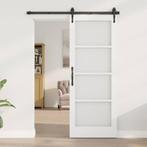 vidaXL Binnendeur met Glas ORKDAL Wit 78 x 202 cm, Doe-het-zelf en Bouw, Deuren en Vliegenramen, Verzenden, Nieuw