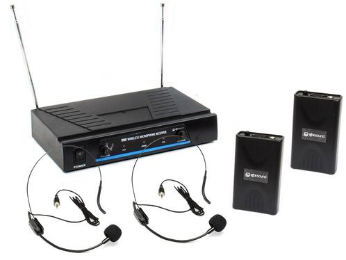 Qtx Sound VN2 draadloos headset microfoon systeem VHF 174.1, Muziek en Instrumenten, Behuizingen en Koffers