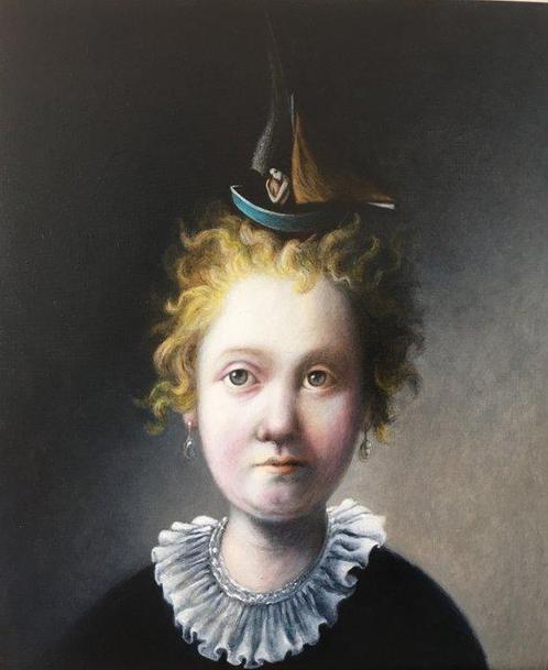 Emmanuelle Pellet - La pirogue, Antiquités & Art, Art | Peinture | Moderne