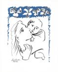 Pablo Picasso (d'après) - Femme et enfant