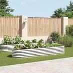 vidaXL Plantenbak verhoogd 320x80x44 cm gegalvaniseerd staal, Tuin en Terras, Verzenden, Nieuw