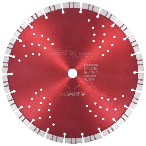 vidaXL Diamantzaagblad met turbo en gaten 300 mm staal, Doe-het-zelf en Bouw, Gereedschap | Zaagmachines, Nieuw, Verzenden
