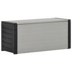 vidaXL Tuinafvalbak 85x34x40 cm grijs, Huis en Inrichting, Woonaccessoires | Prullenbakken, Verzenden, Nieuw