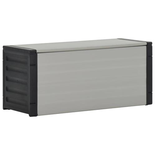 vidaXL Tuinafvalbak 85x34x40 cm grijs, Huis en Inrichting, Woonaccessoires | Prullenbakken, Nieuw, Verzenden