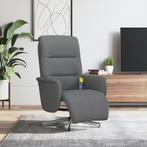 vidaXL Massagestoel verstelbaar met voetensteun stof, Huis en Inrichting, Fauteuils, Verzenden, Nieuw