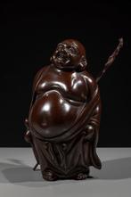 Metallo - Un okimono métallique représentant Hotei ()