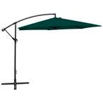 vidaXL Zweefparasol 3 m groen, Verzenden, Nieuw