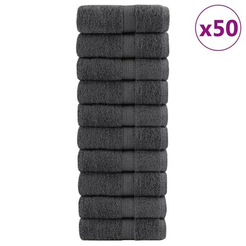 vidaXL Gastendoekjes SOLUND 50 st 600 g/m² 30x50 cm, Huis en Inrichting, Badkamer | Badtextiel en Accessoires, Nieuw, Verzenden