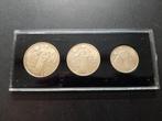 Monaco. Coffret de 3 essais (10 Centimes, 20 Centimes et 50, Postzegels en Munten, Munten | Europa | Euromunten