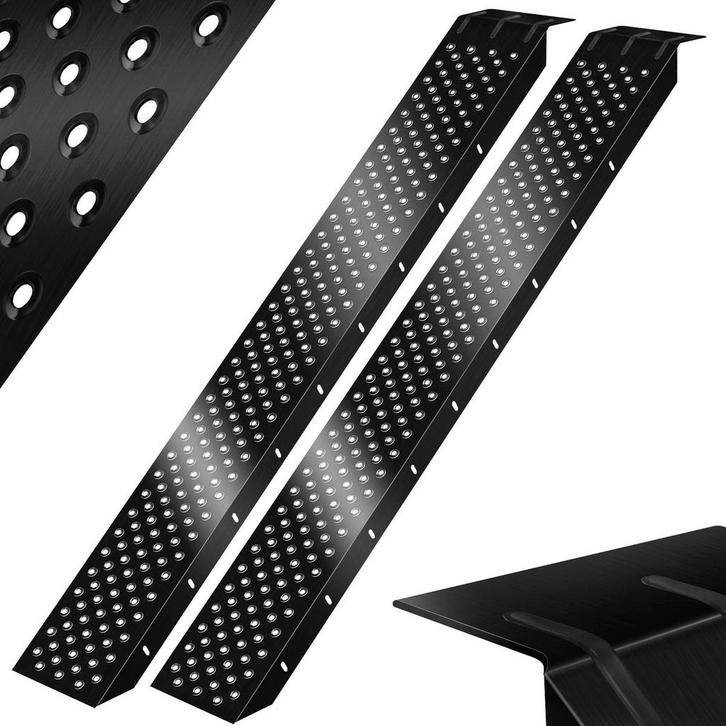 MASKO® 2X Oprijplaat - Antislip - 200kg per plaat - Zwart •, Doe-het-zelf en Bouw, Gereedschap | Overige machines, Verzenden