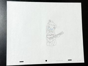 Walt Disney - Originele animatietekening van Lilo - Lilo &