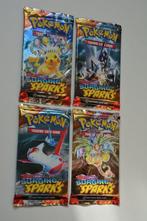 Pokémon - 4 Booster pack - Scarlet & Violet Surging Sparks, Hobby en Vrije tijd, Nieuw