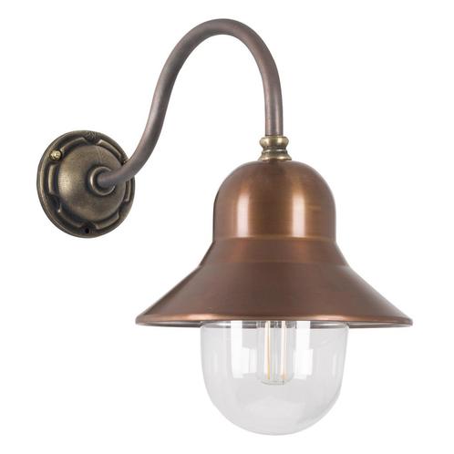 Stal- & Boerderijlampen Evian Muurlamp Brons, Tuin en Terras, Buitenverlichting, Verzenden