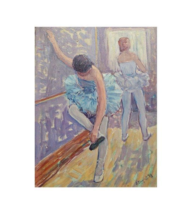 Sebastià Congost Pla (1919–2009) - Dance in Blue - NO, Antiek en Kunst, Kunst | Schilderijen | Klassiek