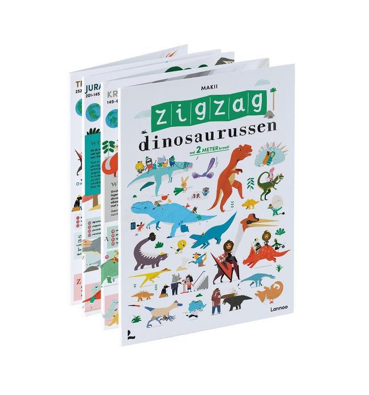 Zigzag dinosaurussen / ZigZag 9789401465915 Makii, Boeken, Overige Boeken, Gelezen, Verzenden