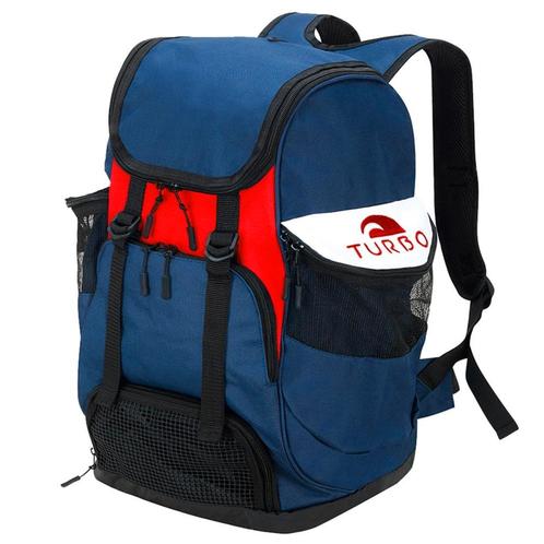 Turbo Waterpolo Luxe Rugzak Draco Navy Red 30L, Watersport en Boten, Waterpolo, Nieuw, Verzenden