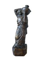 Sculpture, Vrouw met kruik - 26 cm - Bronze, Antiquités & Art