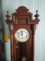 Wandklok - Hout, Glas - 1970-1980, Antiek en Kunst, Antiek | Klokken