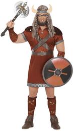 Viking Kostuum Bruin Heren Nordic, Verzenden