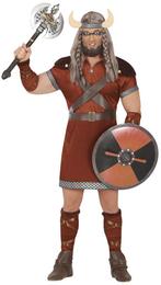 Viking Kostuum Bruin Heren Nordic, Kleding | Heren, Verzenden, Nieuw