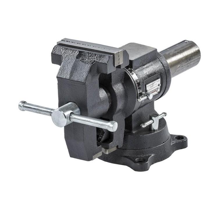 Multifunctionele bankschroef 100 mm. draaibare uitvoering, Bricolage & Construction, Établis, Enlèvement ou Envoi