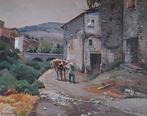 José María Vilà Cañellas (1914-2001) - Paisaje con burro, Antiek en Kunst