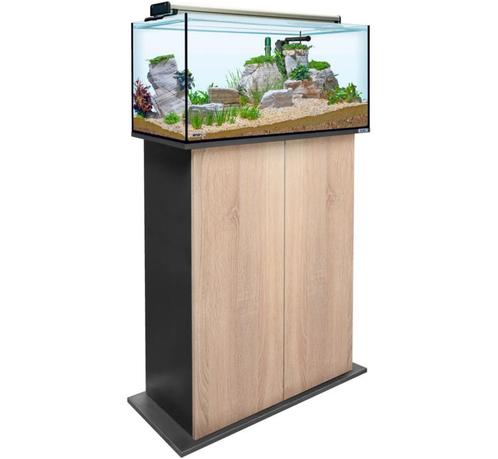 Aquatank 82x40x40cm aquarium + meubel sonoma oak, Animaux & Accessoires, Poissons | Aquariums & Accessoires, Enlèvement ou Envoi