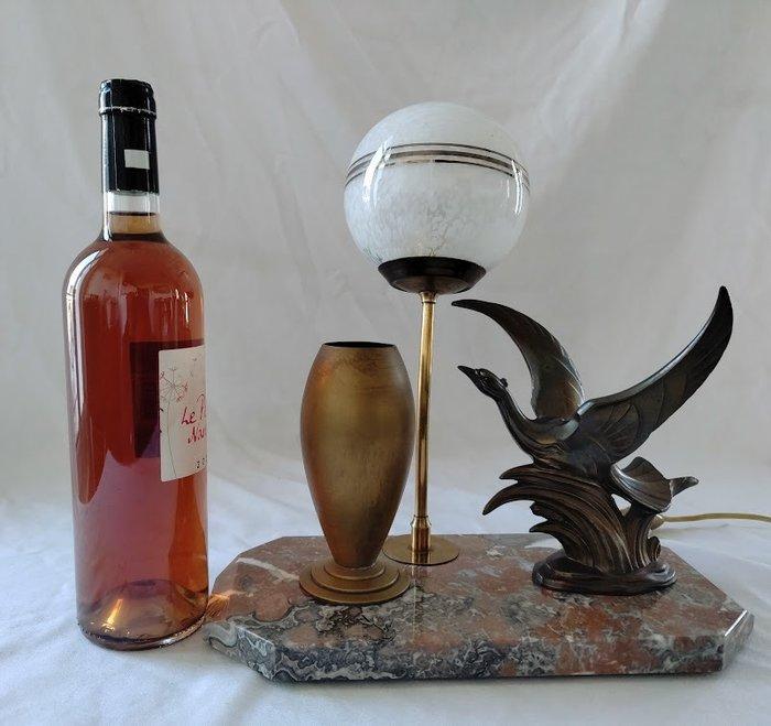 UCRA - Lamp - Art deco lamp gesigneerd UCRA - Regule patina, Antiek en Kunst, Kunst | Designobjecten