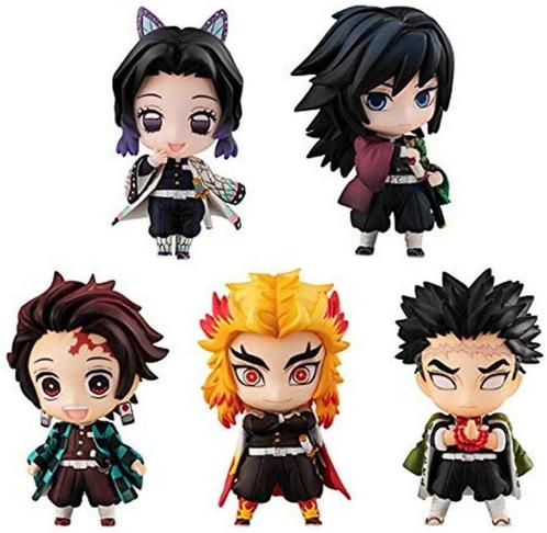 MegaHouse Demon Slayer Mini Mascot Figure Set-Tanjiro and, Verzamelen, Poppetjes en Figuurtjes, Ophalen of Verzenden